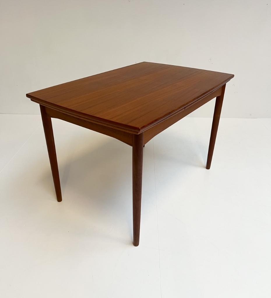 Massief Houten Uitschuifbare Deense Tafel, 1970’S image 4