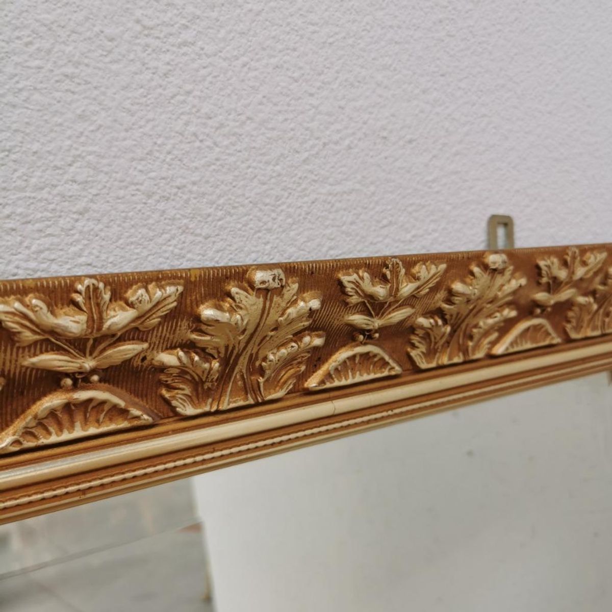 Grote Vintage Goudkleurige Hollywood Chic Schouwspiegel Spiegel Facet Geslepen image 9