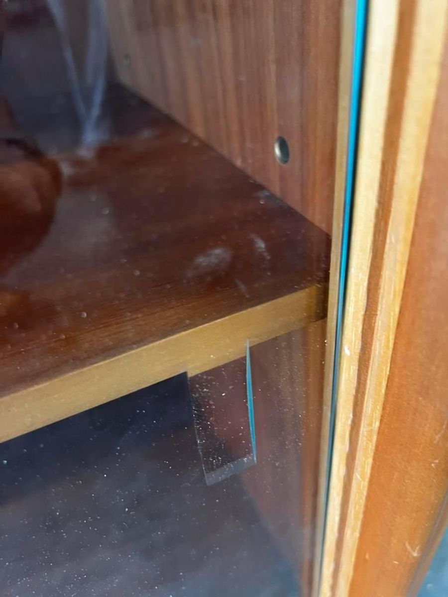 Vintage Lage Vitrinekast / Mini Dressoir / Tvkastje image 10