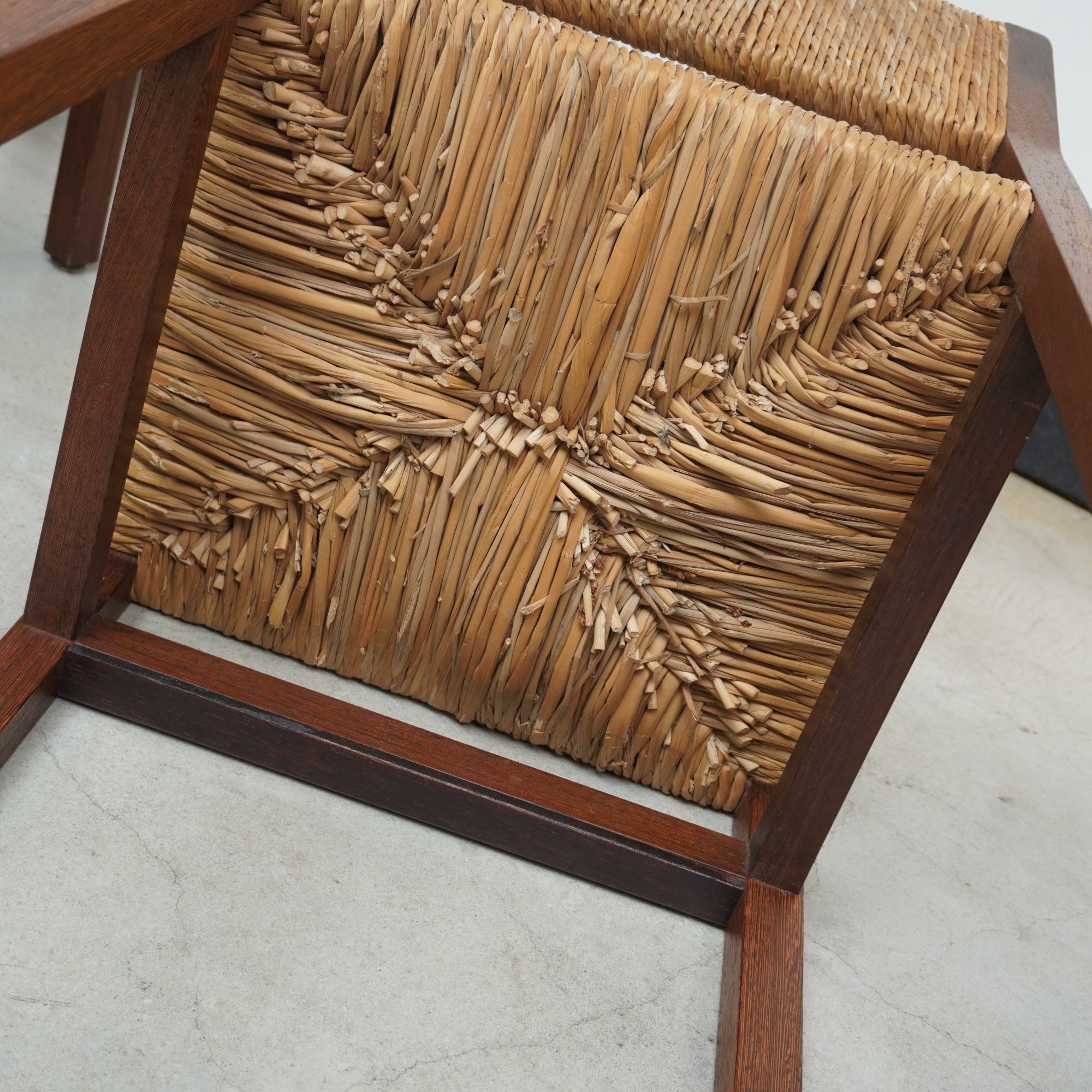 Wenge & Wicker Dining Chairs Set Of 8 'se82' Design By Martin Visser, 1970s image 6