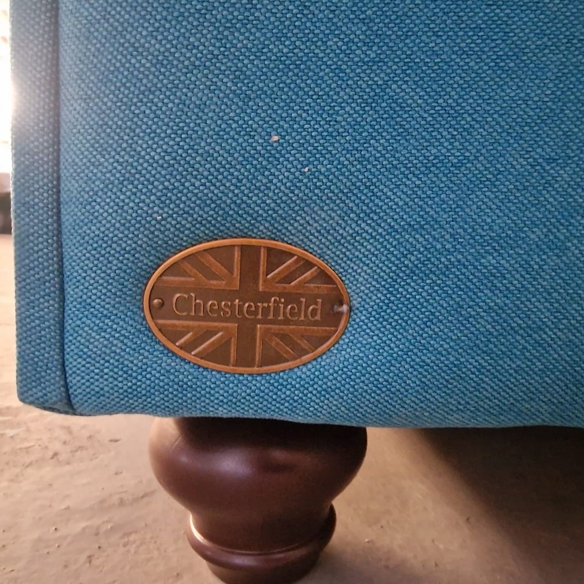 Chesterfield Bank Bahama Oceaanblauw (3-zits) image 5