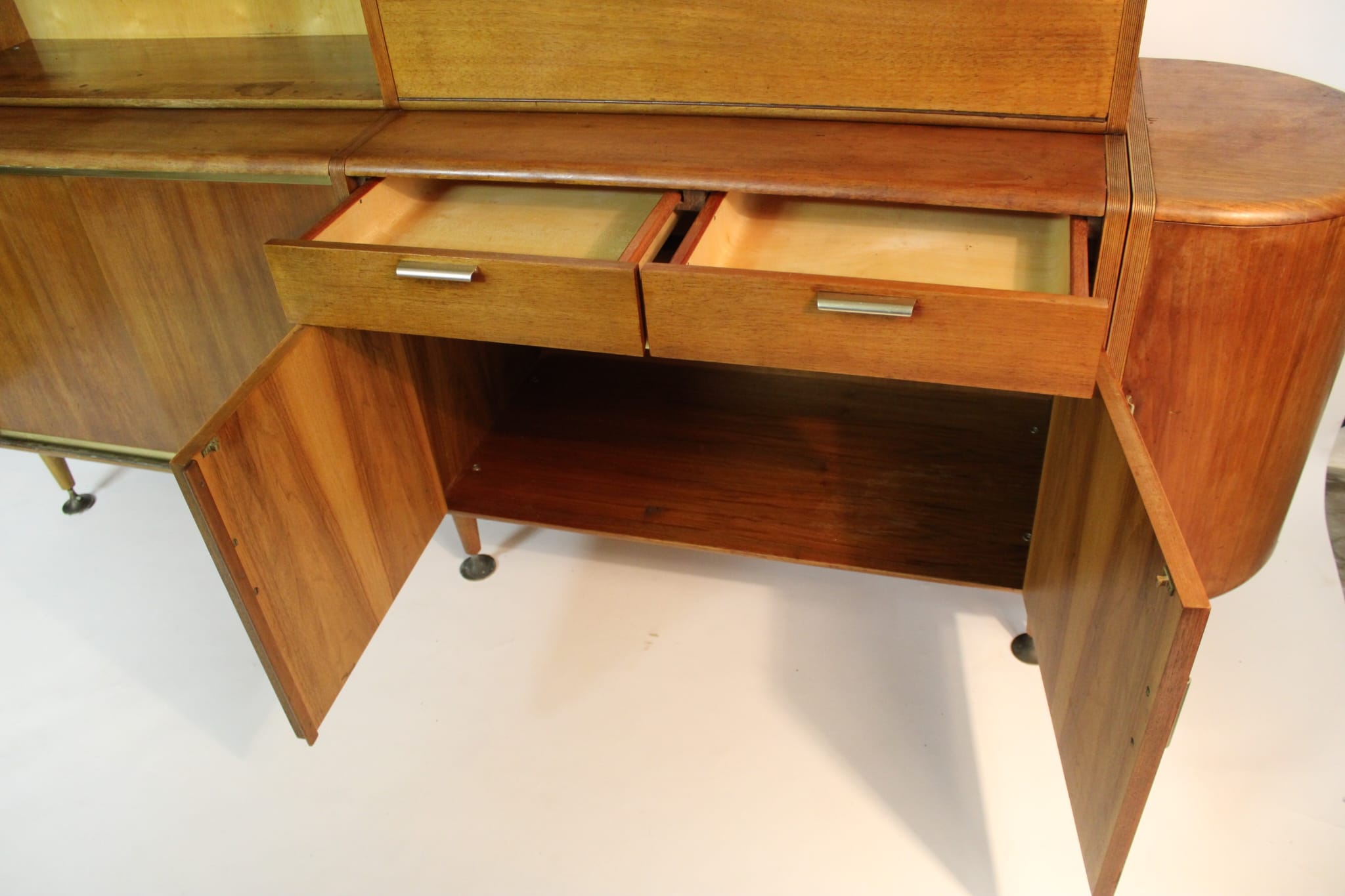 Mid-century Wandmeubel / Highboard / Dressoir – A.a. Patijn / Zijlstra – Jaren ’50 image 12