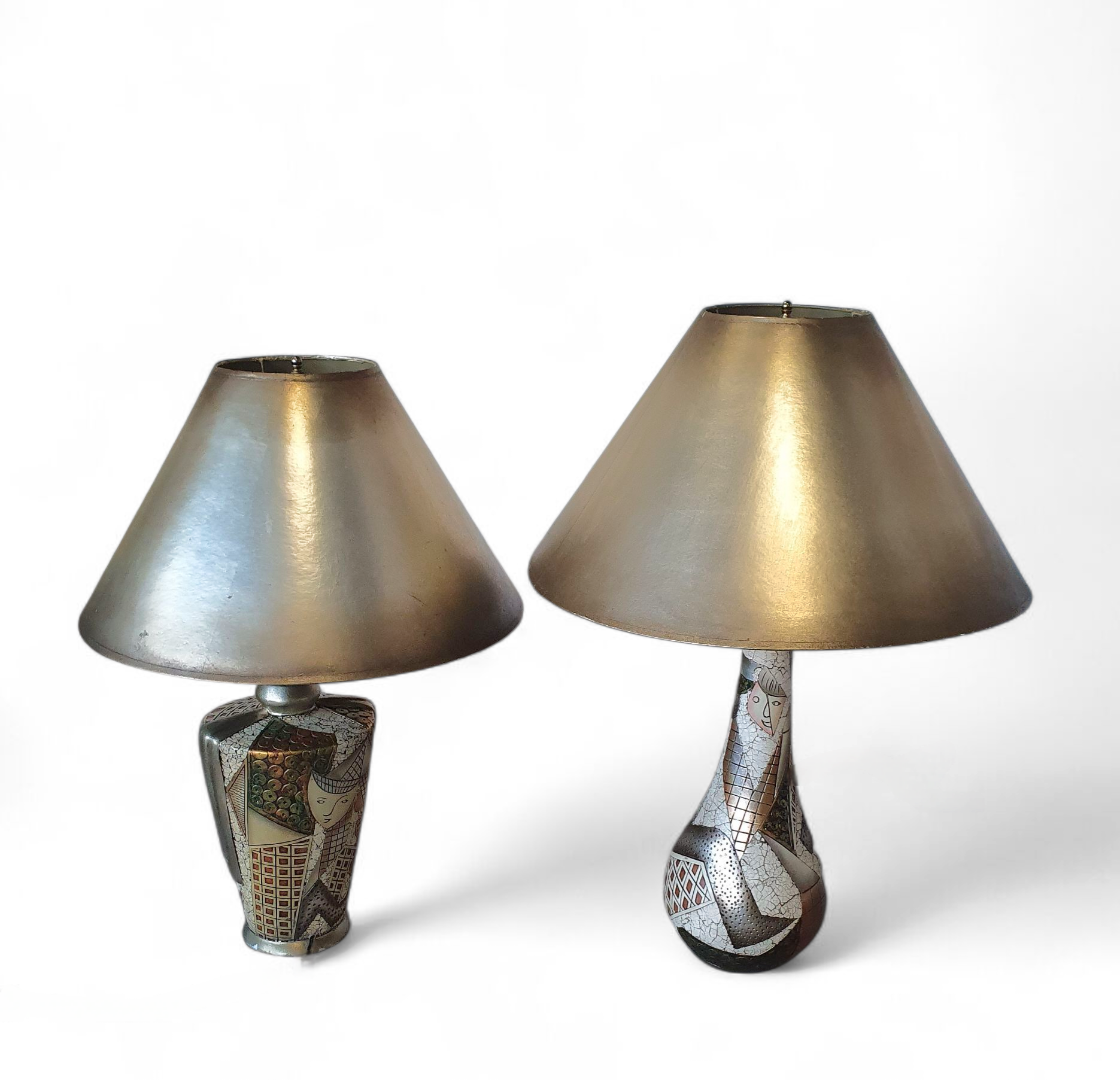 Alexander Kalifano / Modern Impressionist Art Vase Lamps / Circa 1980s image 26
