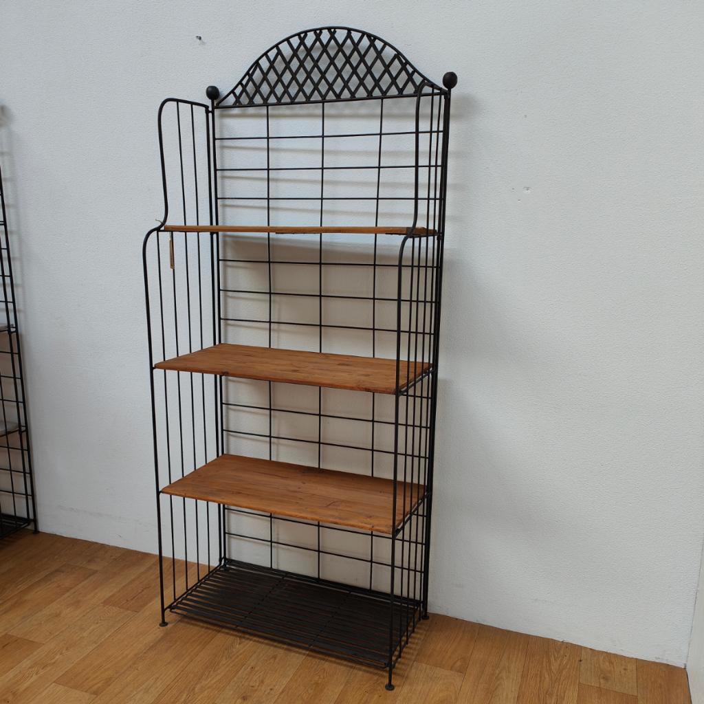 HOOBRO Hoekrek met 6 niveaus, industrieel hoekrek, staand, boekenkast, staande plank, hoekboekenkast voor de presentatie van plantenbloemen, opbergrek voor kleine ruimtes, vintage bruin EBF36CJ01