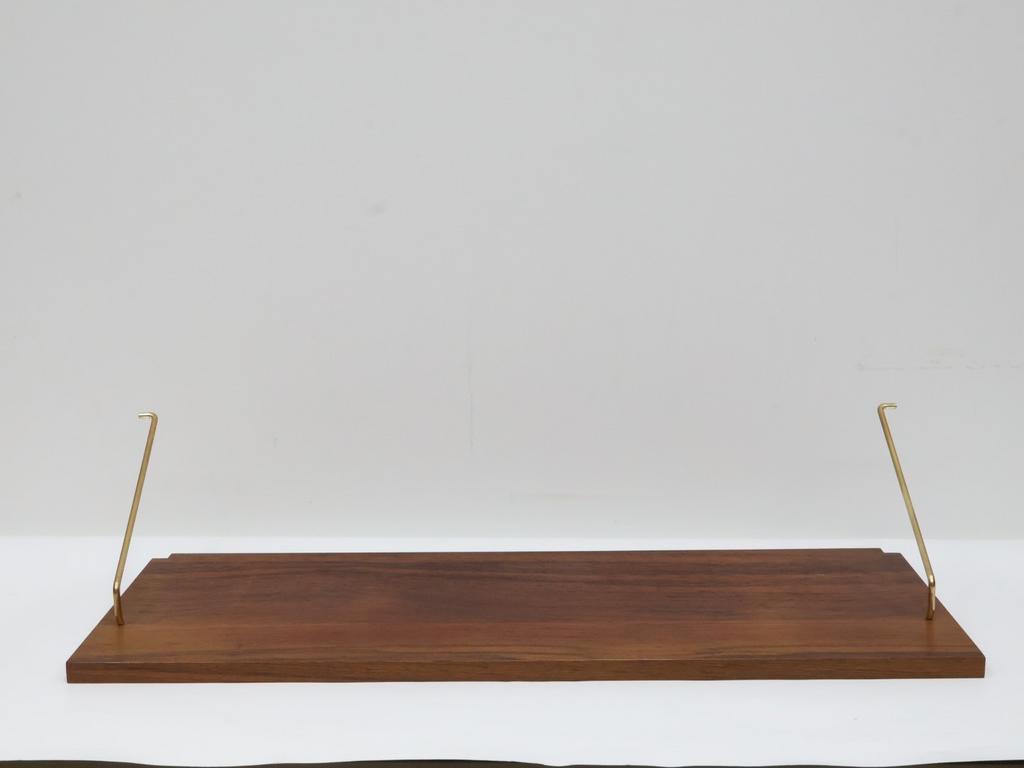 Poul Cadovius | Losse Wandplank | Met Haken | Palissander image 2