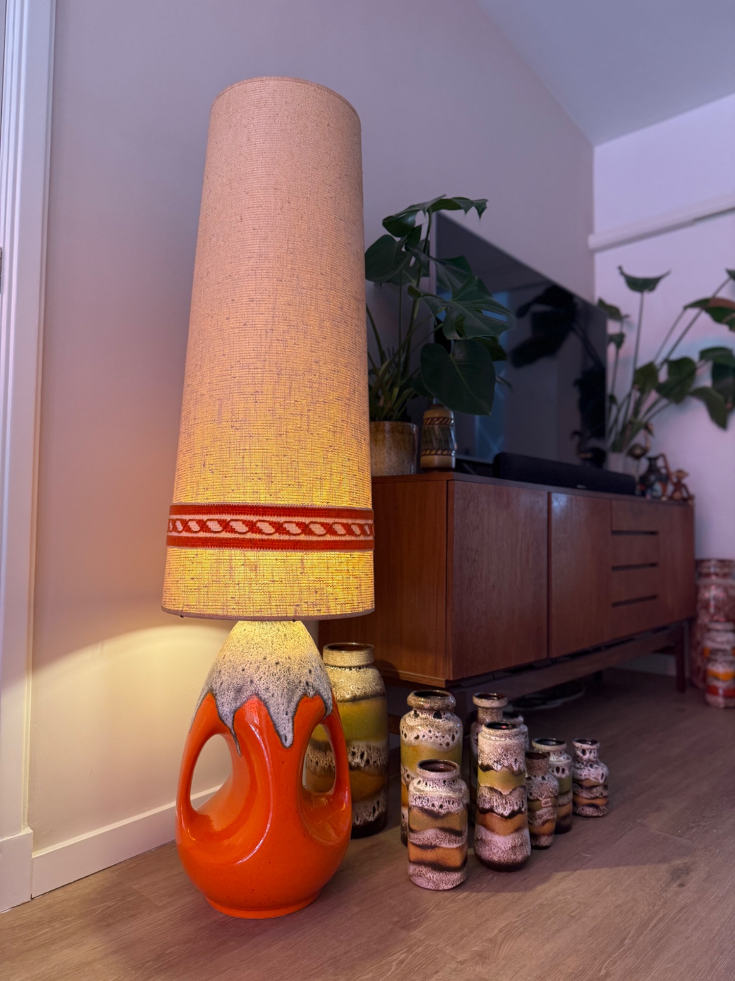 West Germany Vloerlamp Met Kap image 6