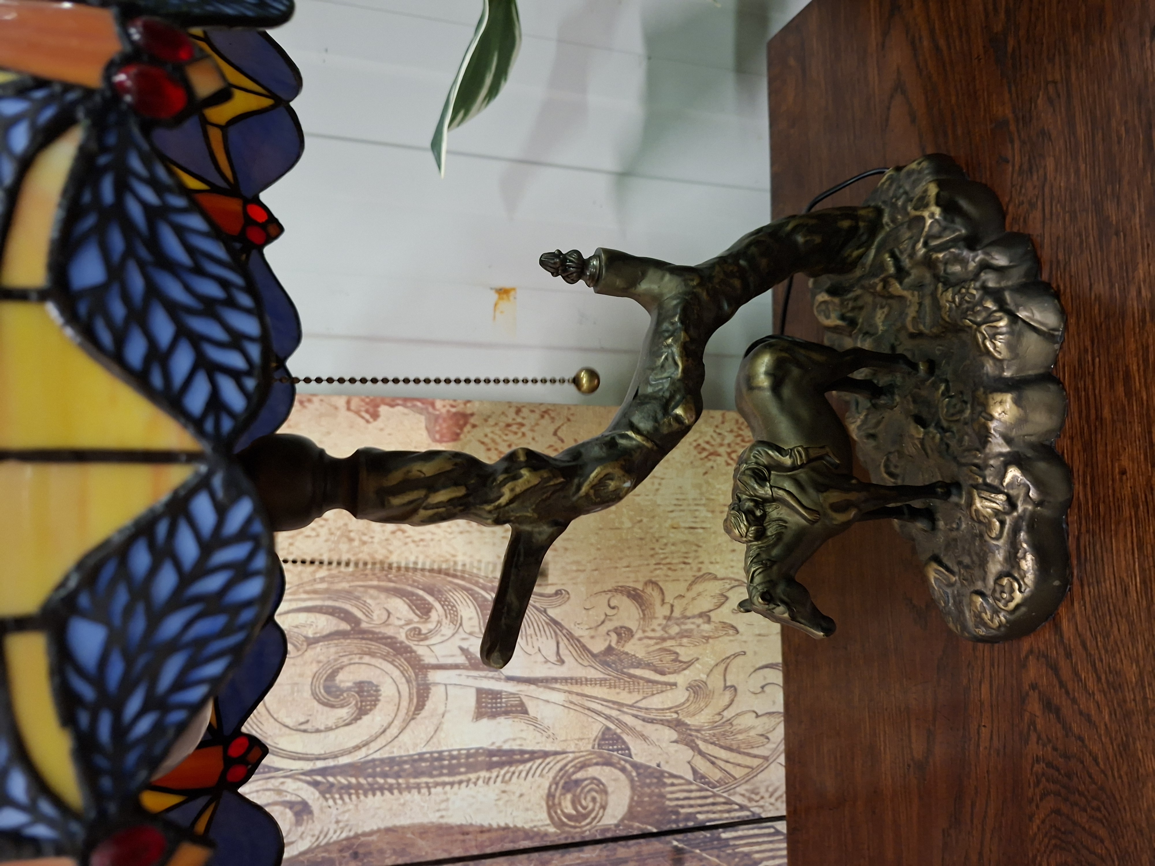 Klassieke Handgemaakte Tafellampen Met Sierlijke Lampenvoet Dragonfly image 6