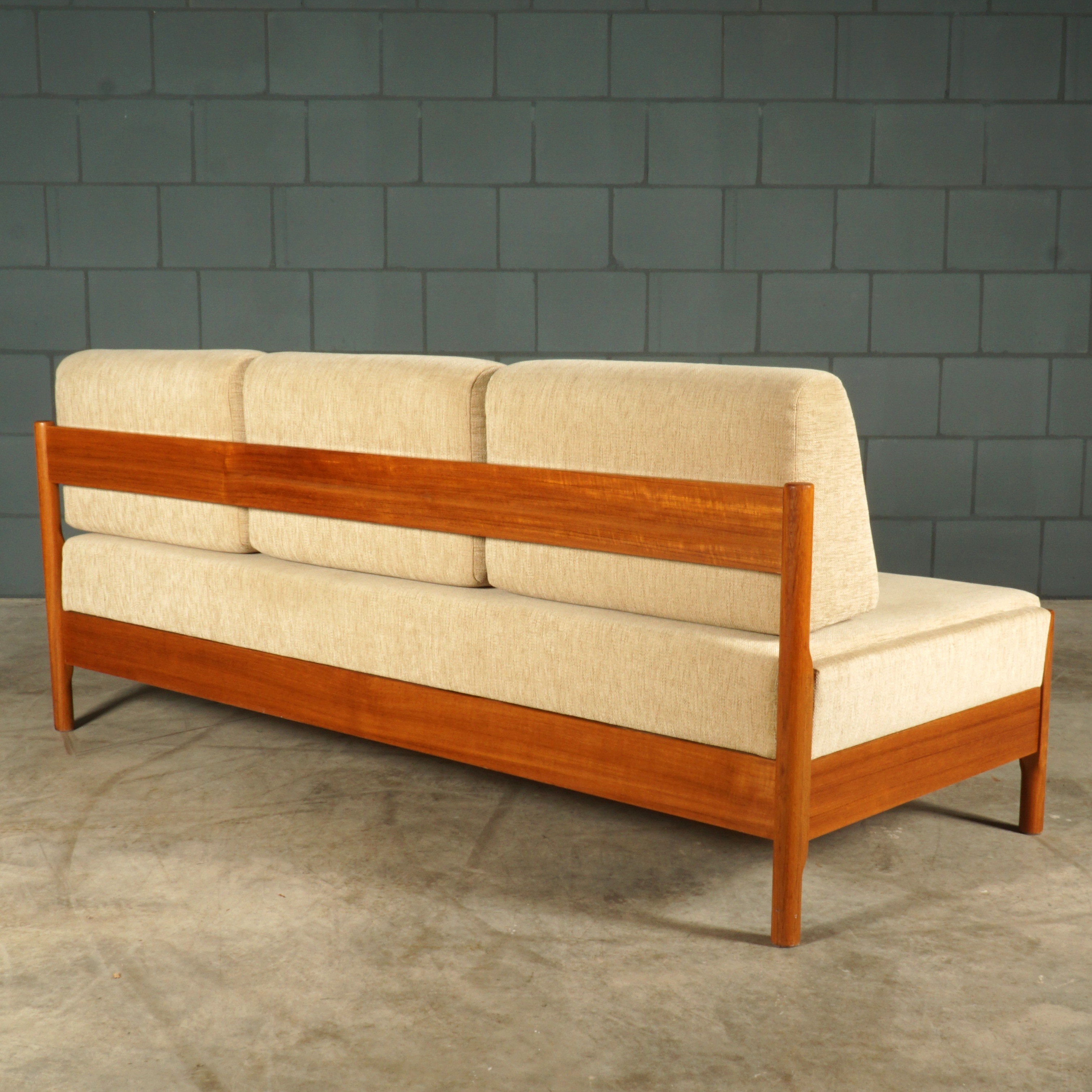 Vintage Deense Klepbank – Den Blaa Fabrik – Jaren 60 image 4