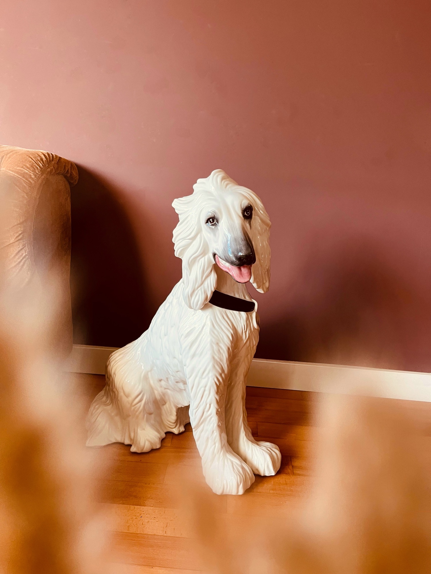 Italiaanse Keramieken Hond +/- 70cm Hoog image 7
