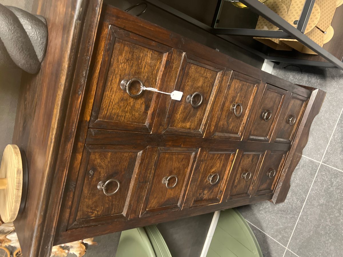 Massief Houten Apotheekkastje Met 12 Laden image 2