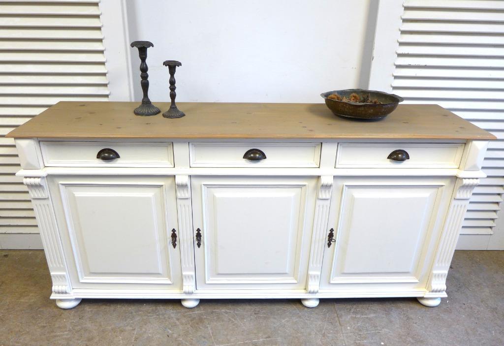 Prachtig Wit Landelijk Dressoir 135 Cm image 12