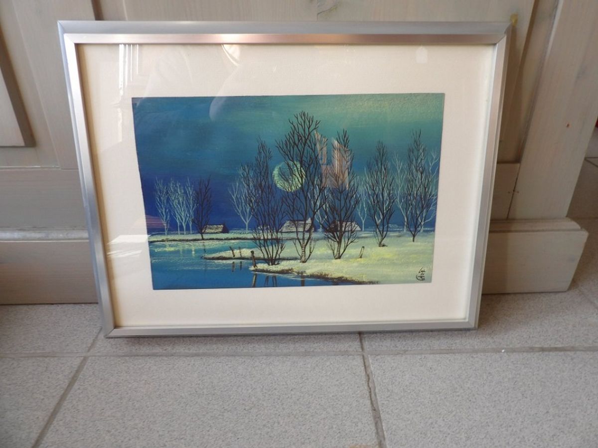 Luc De Ro Blauw Landschap image 16