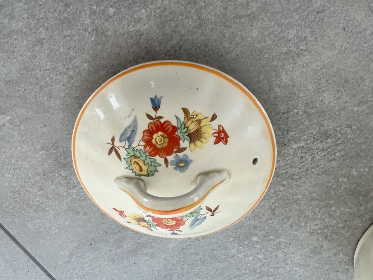 Vintage Porseleinen Bloemen Theepot image 6