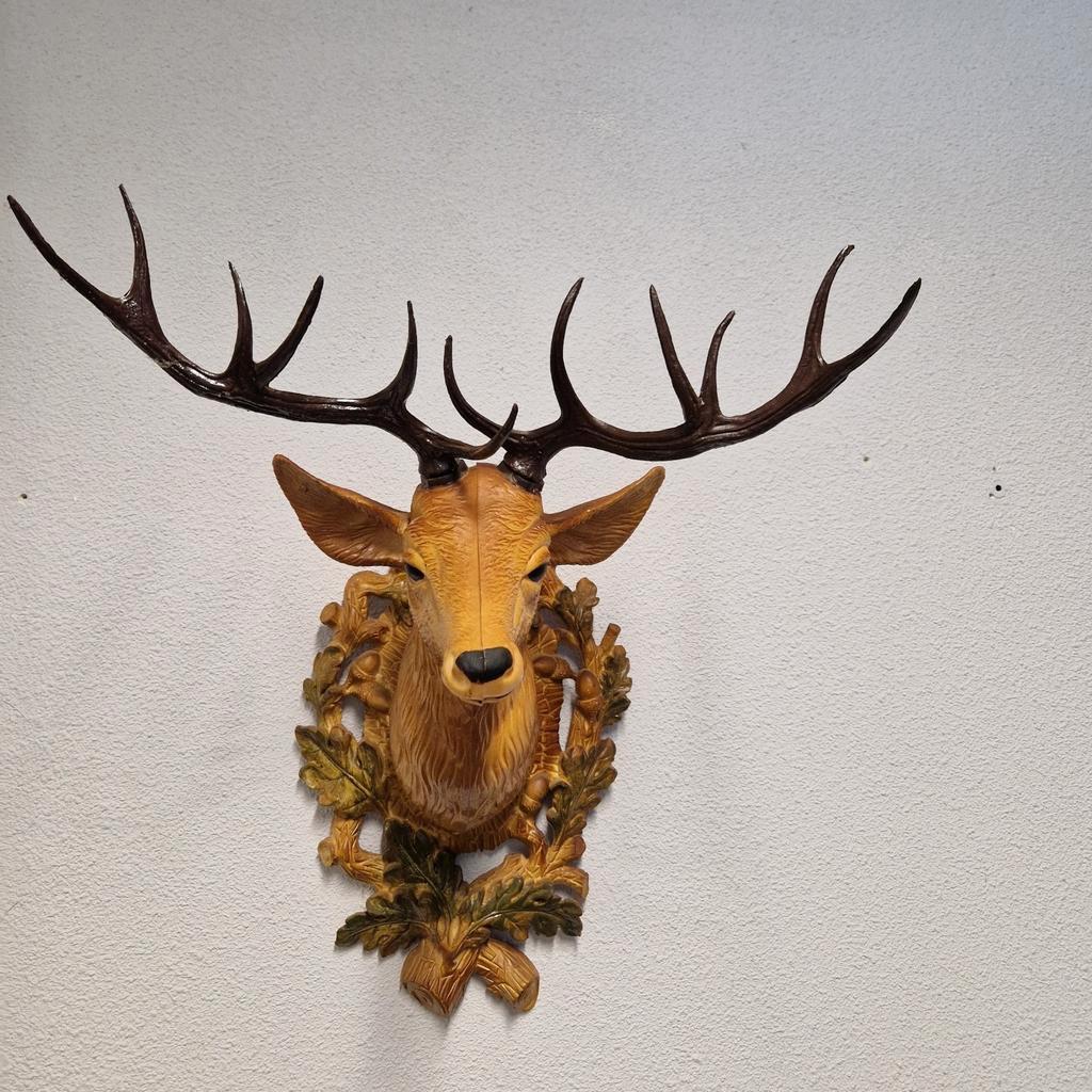 Vintage Hertenkop Gewei Kunststof Tirol Skihut Cafe Mancave image 7