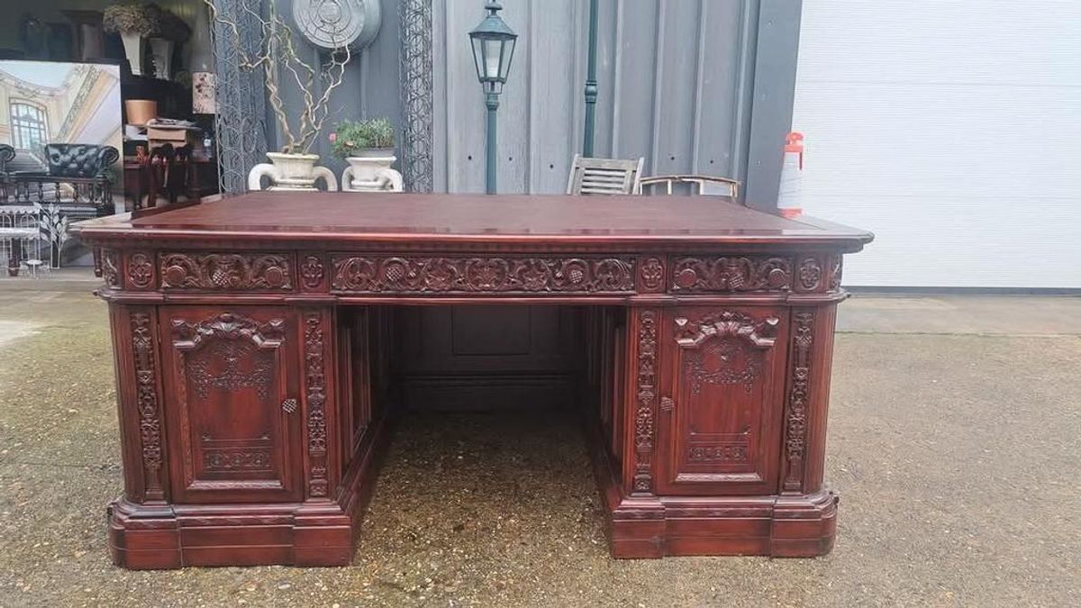 Groot Presidentieel, Barokstijl Bureau, Partnerdesk Schrijf image 3