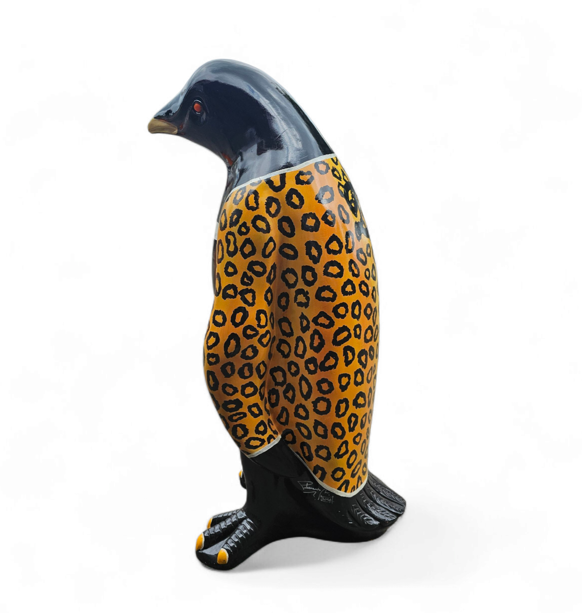 Large Resin Penguin By Michael Peetermans / Belgium 2014 / Signed By Artist / Unique Piece image 13