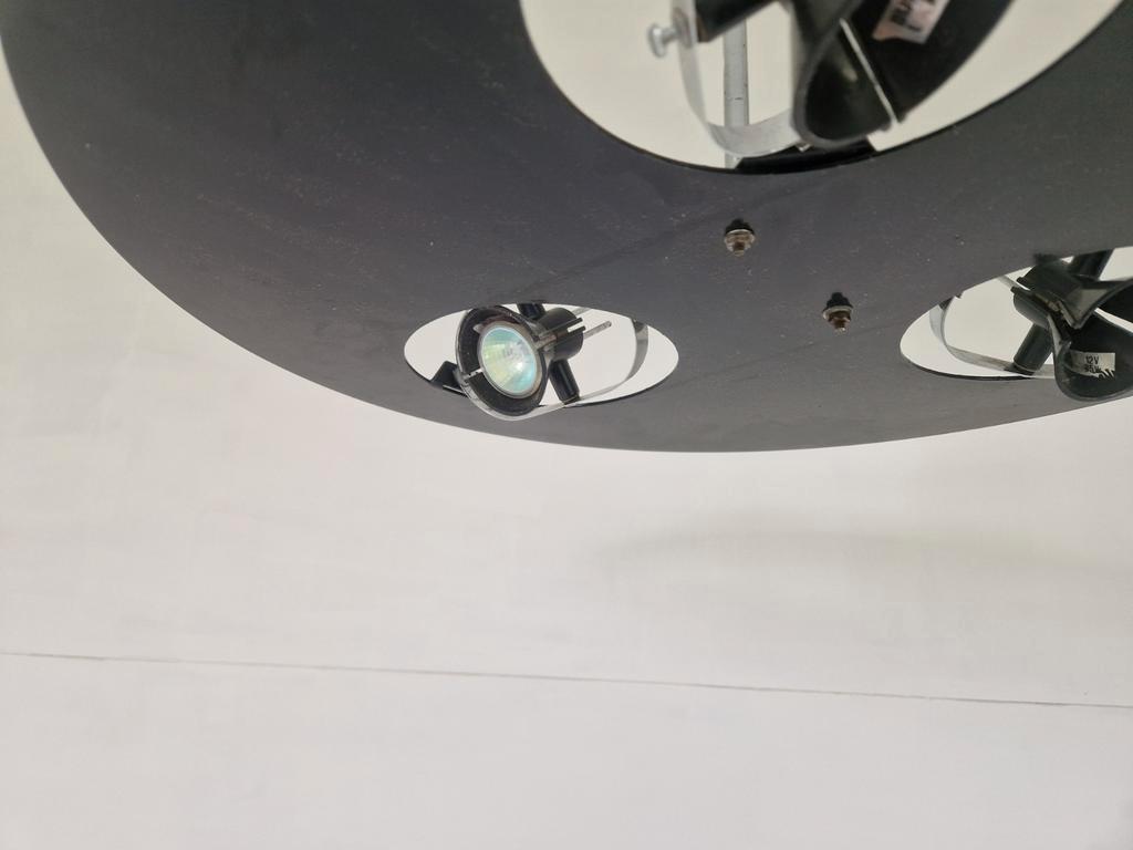 Zeldzame Dijkstra Postmoderne Vintage Triple Spot Lamp. image 4