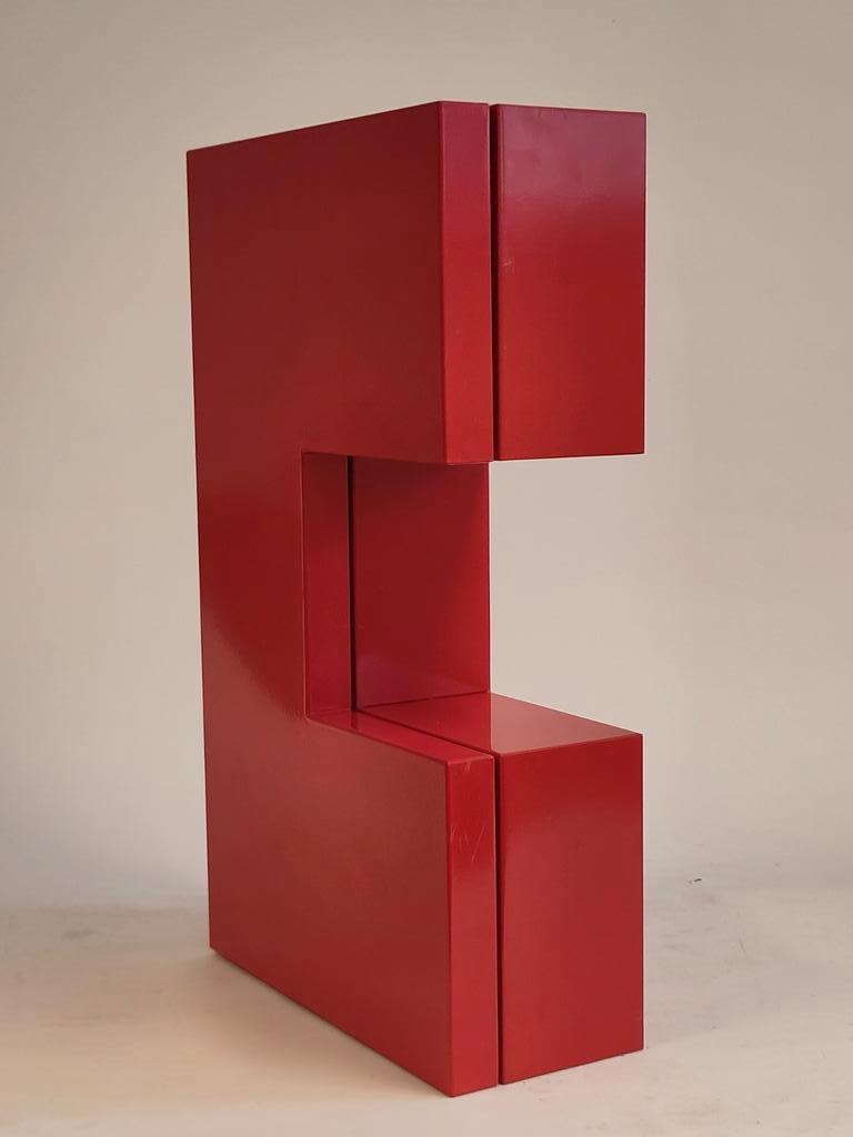 Vintage IKEA Metalen Kastje Atron Wandkastjes Metaal Kast image 4