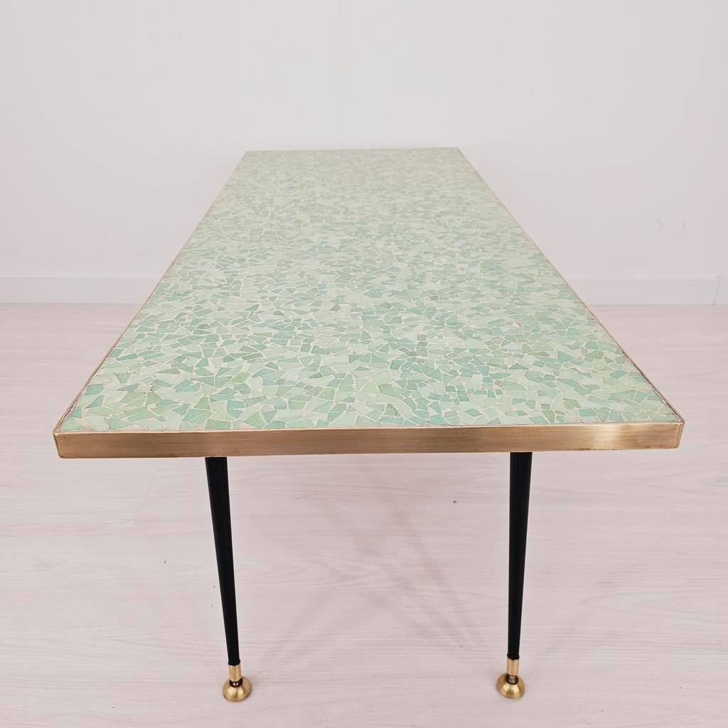 Mid-Century Design Mozaïek Tafel, Vintage Salontafel 1960S image 10