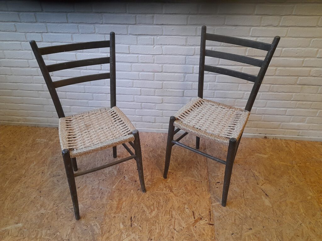 Pair Of Italian Bistro Chairs image 2