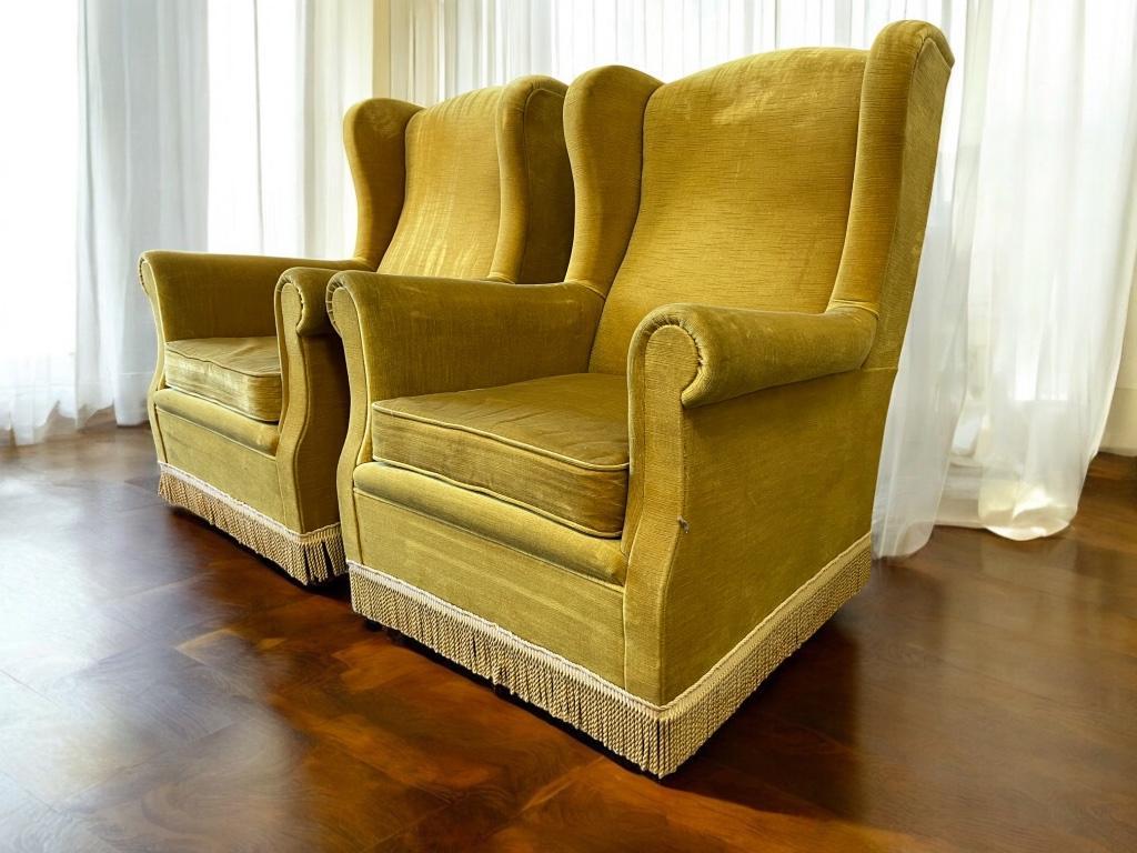 Set Van 2 Vintage Clubzetels / Fauteuils / Éénzitten image 5