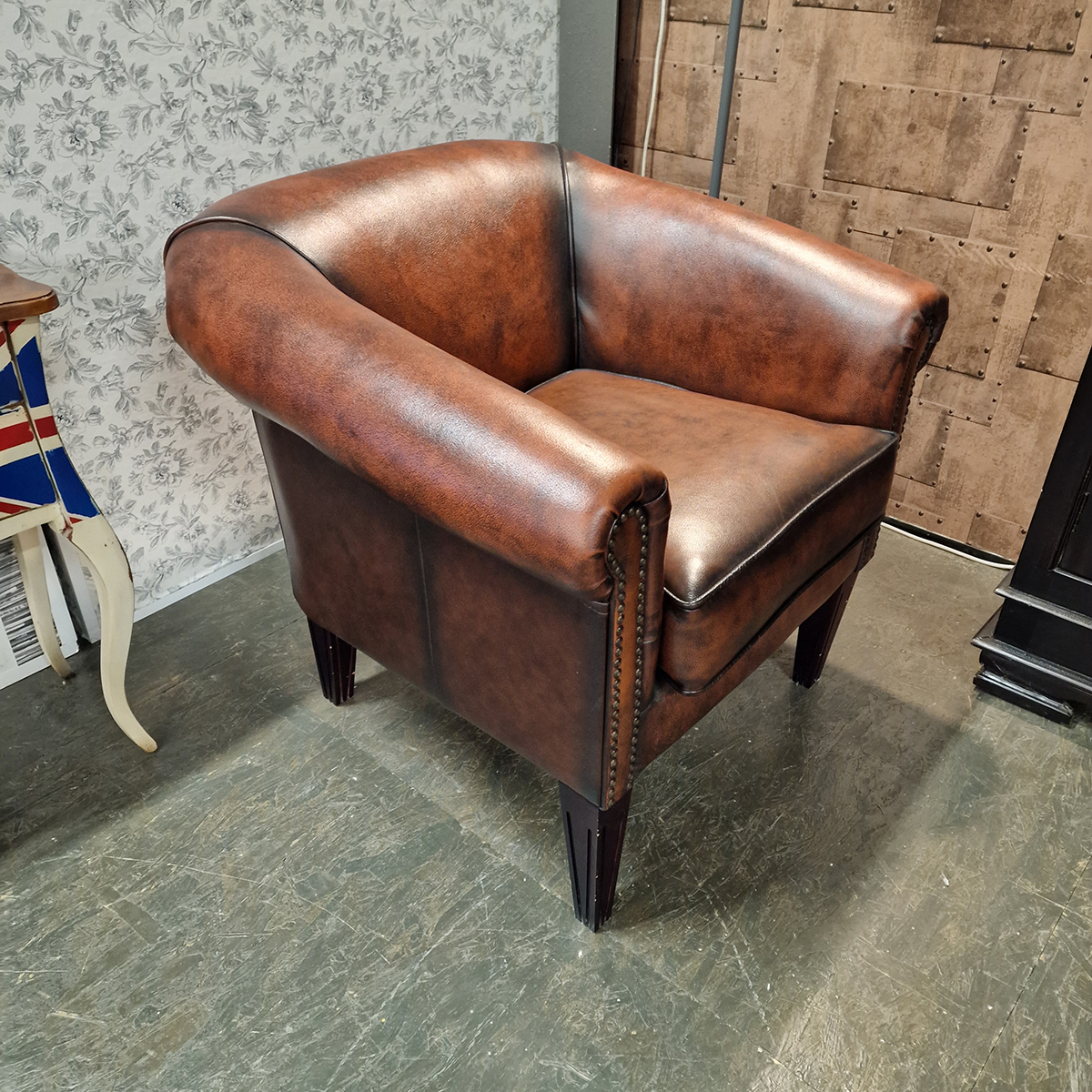 Chesterfield Club Chair - Antiek Bruin image 5