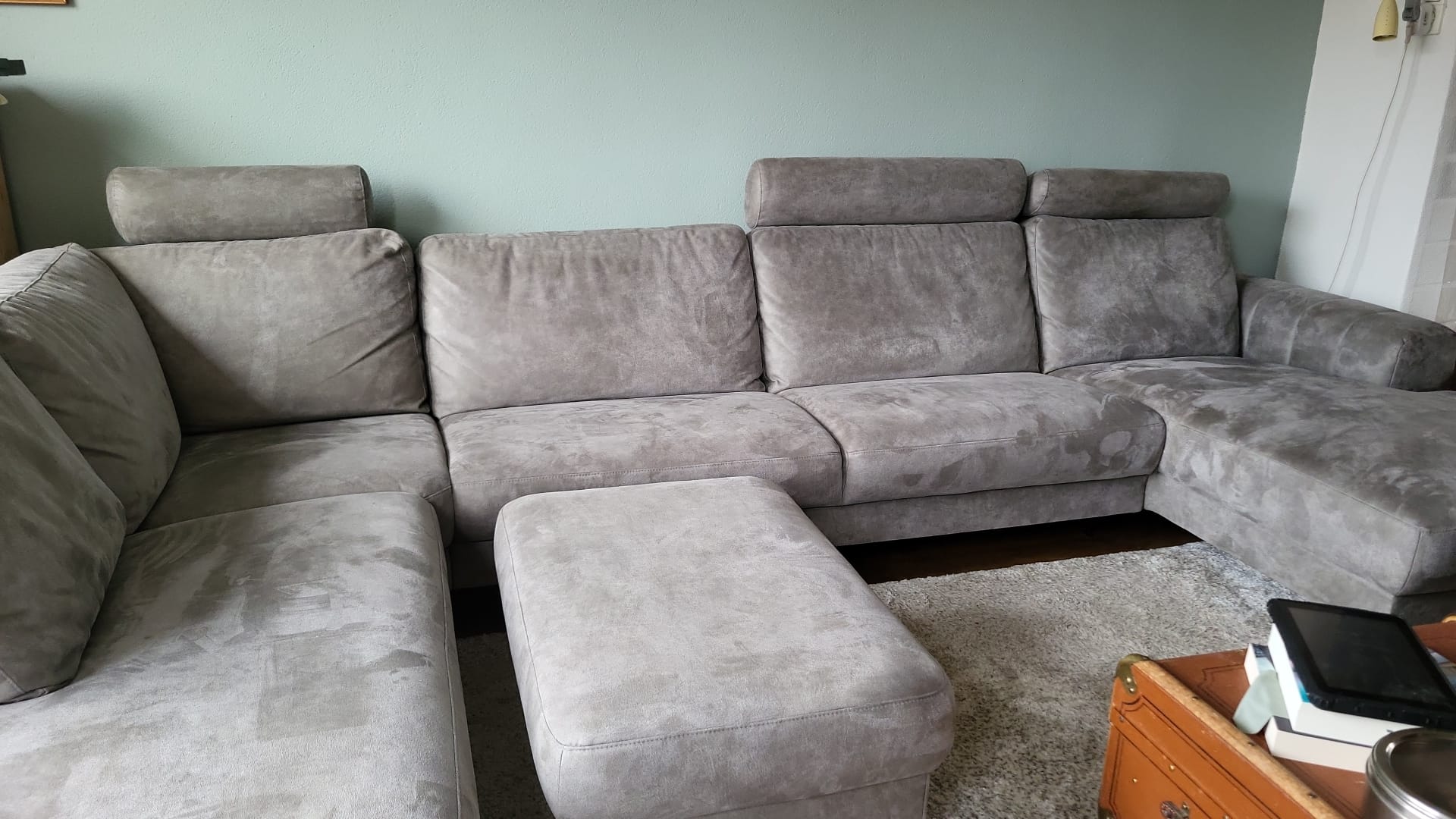 Luxe Loungebank In Warm Grijs image 2