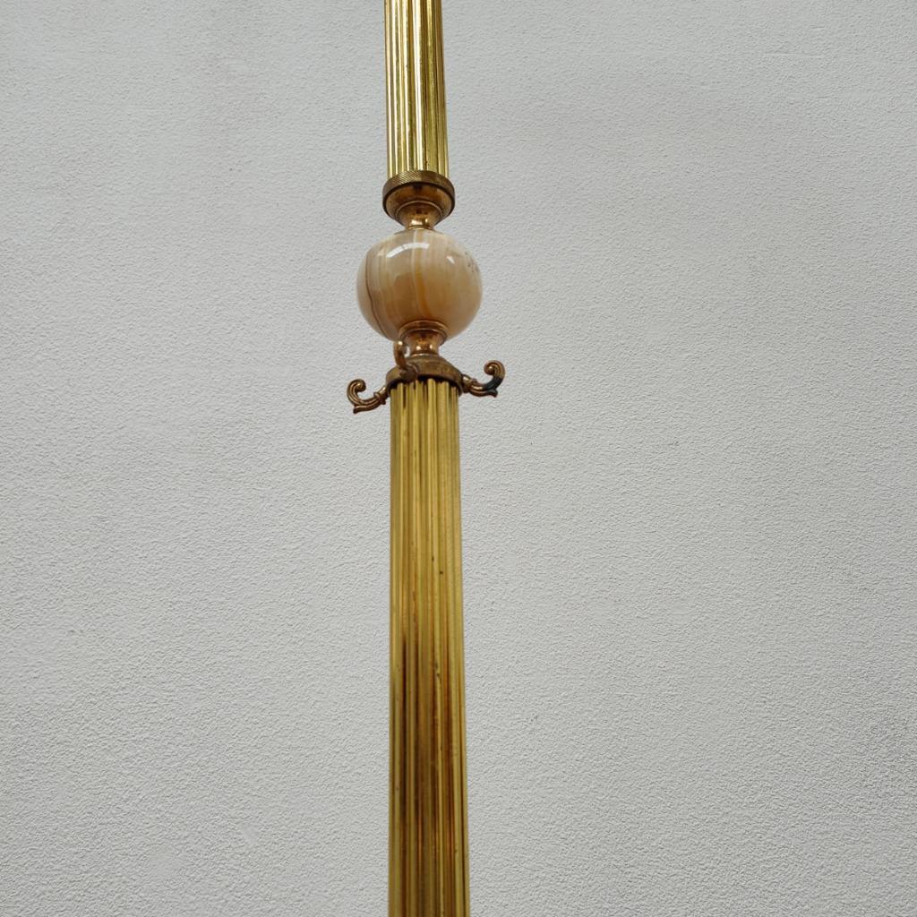 Vintage Goudkleurige Messing Staande Kapstok, Hall Tree 6 image 11