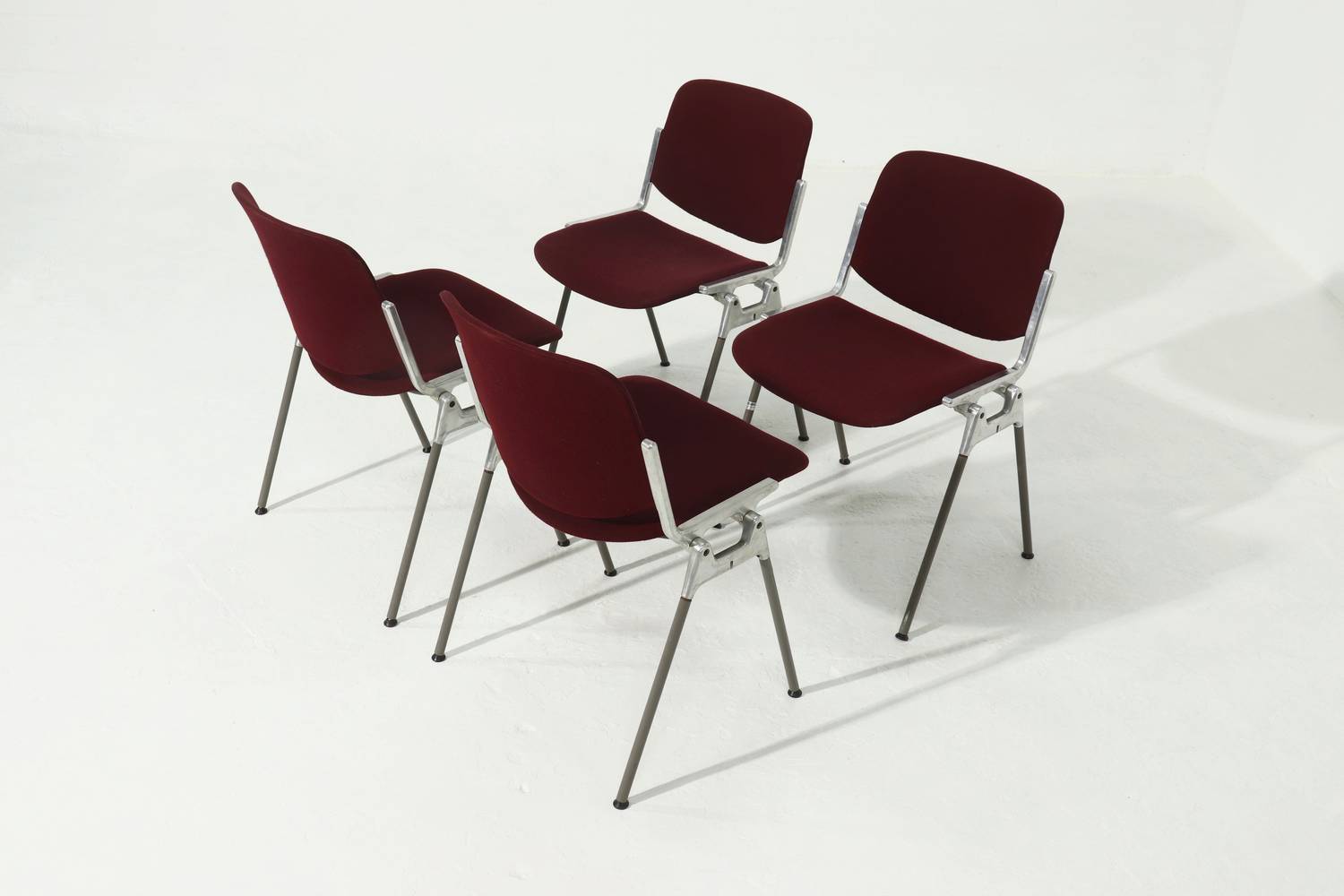 4 X Dsc Stoelen By Giancarlo Piretti For Castelli Jaren 70 image 8