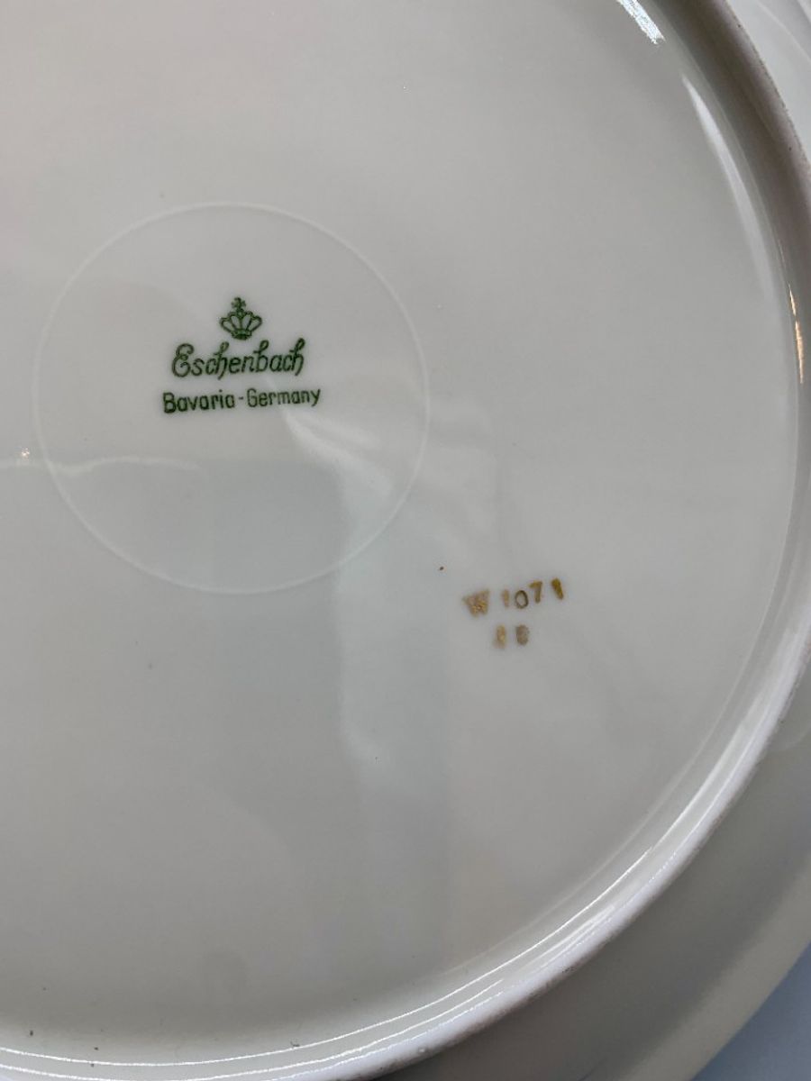 Eschenbach Gebaksschaal Crème Bordeaux Goud image 5