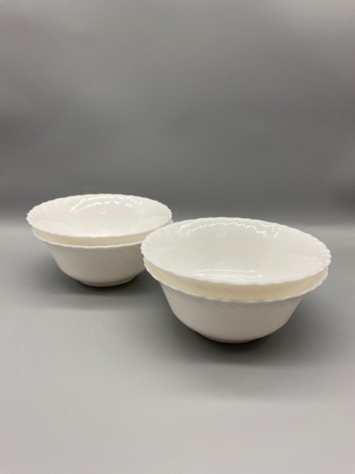 Set Arcopal Wit Swirl Compote Schaaltjes 4 Stuks image 4