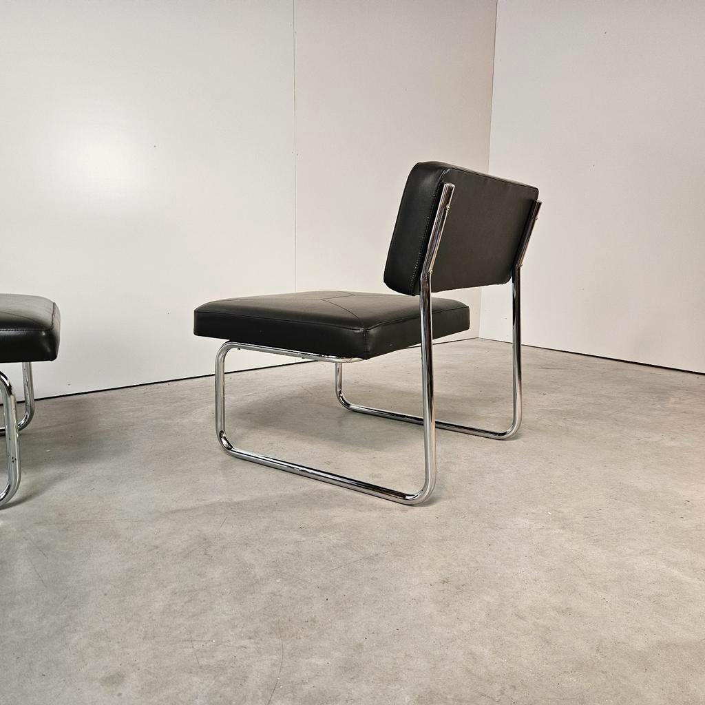 Vintage Zwevende Fauteuils, Setprijs image 6