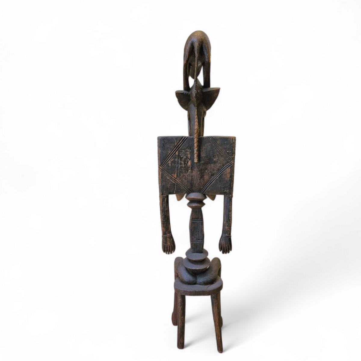 Wooden / Dogon / African Figure Sculpture / 1960s image 12