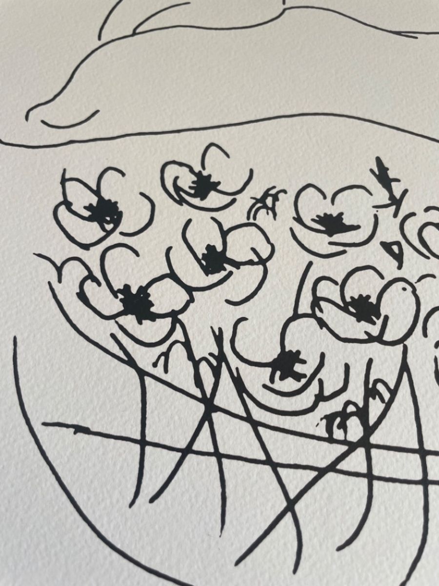 Pablo Picasso (1881-1973) Trous Femmes Nues Et Une Coupe D’anemones, Printed In Italy image 12