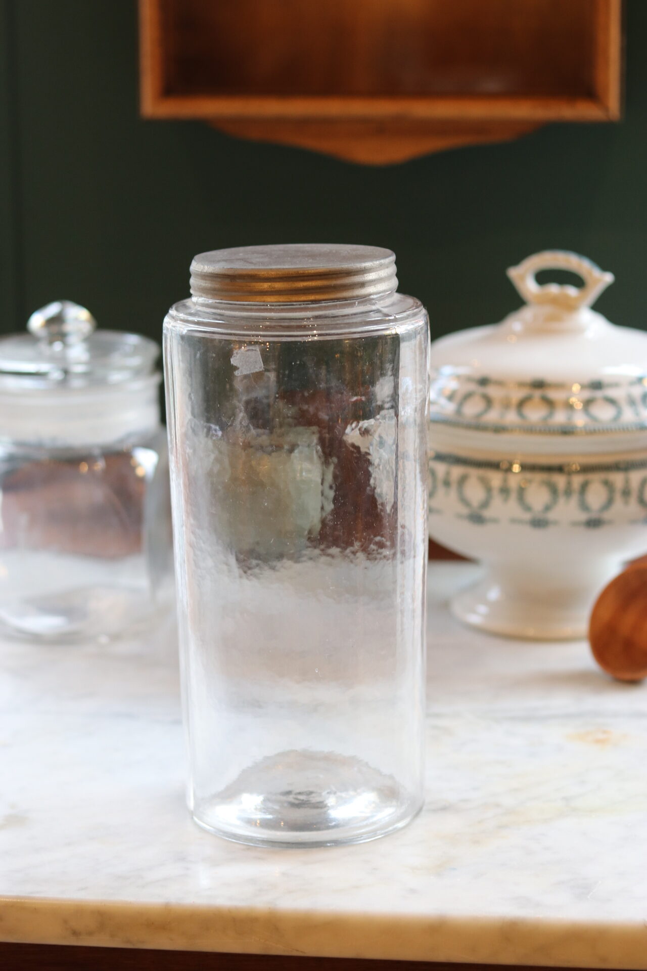 Grote Oude Glazen Pot image 4