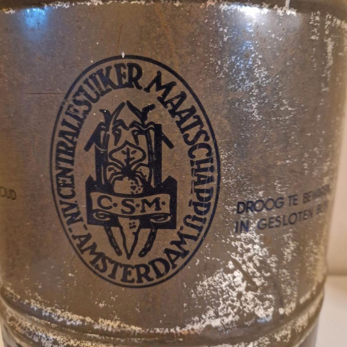 Groot Blik Amsterdam Wester Suiker Raffinaderij Poedermelis image 4