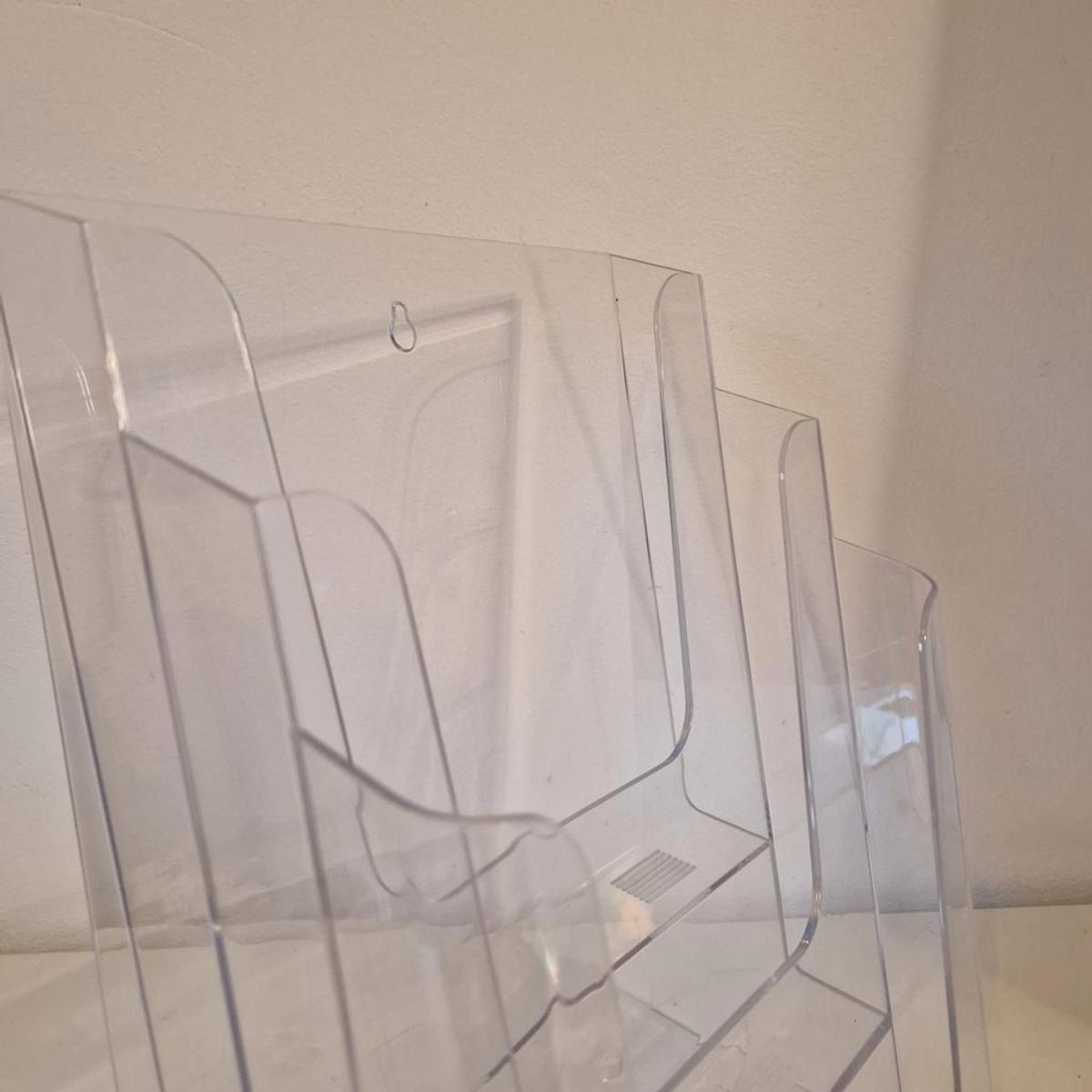 Plexiglas Wand Lectuurbak Wandrekje Wandrek A4 Houder image 7