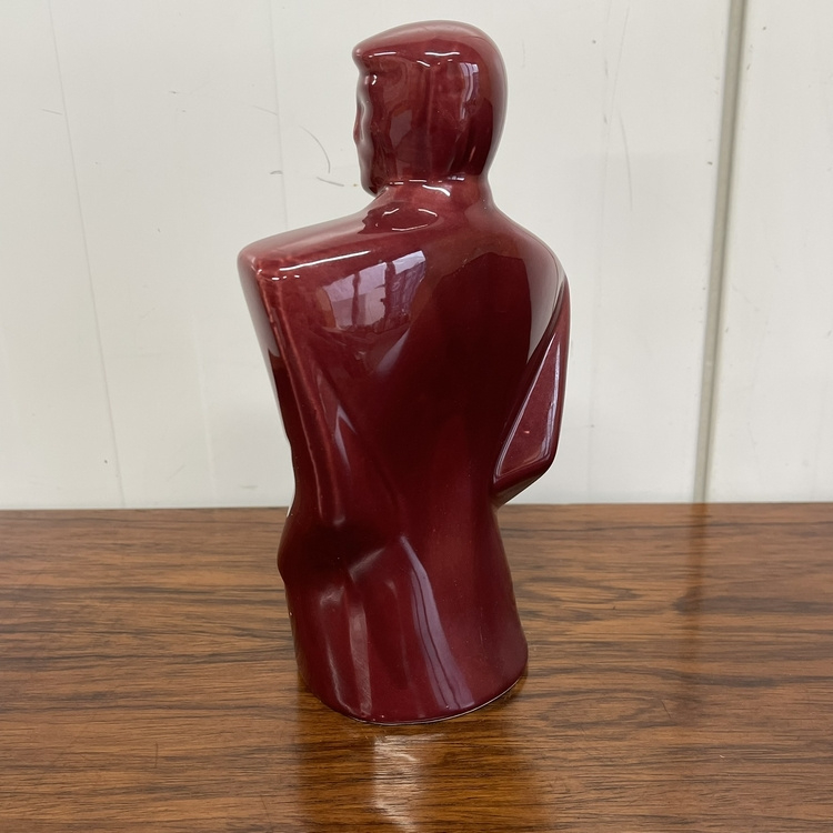 Man Torso Beeld Bordeauxrood Jaren 80 image 3