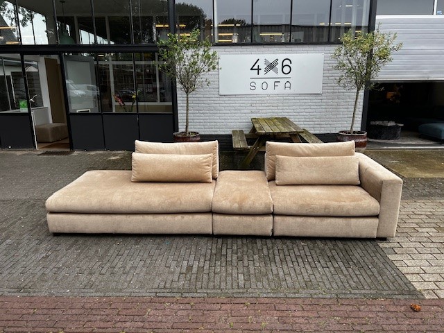 4x6 sofa - X2 Modulaire Bank Beige Velours image 9