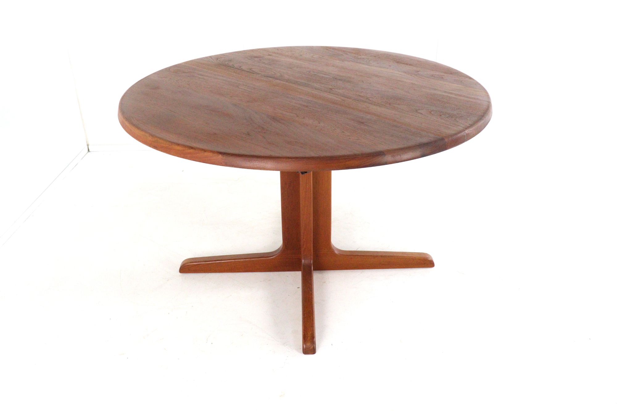 Niels Bach Vintage Ronde Eettafel Eetkamertafel Deens Massief Teak image 2