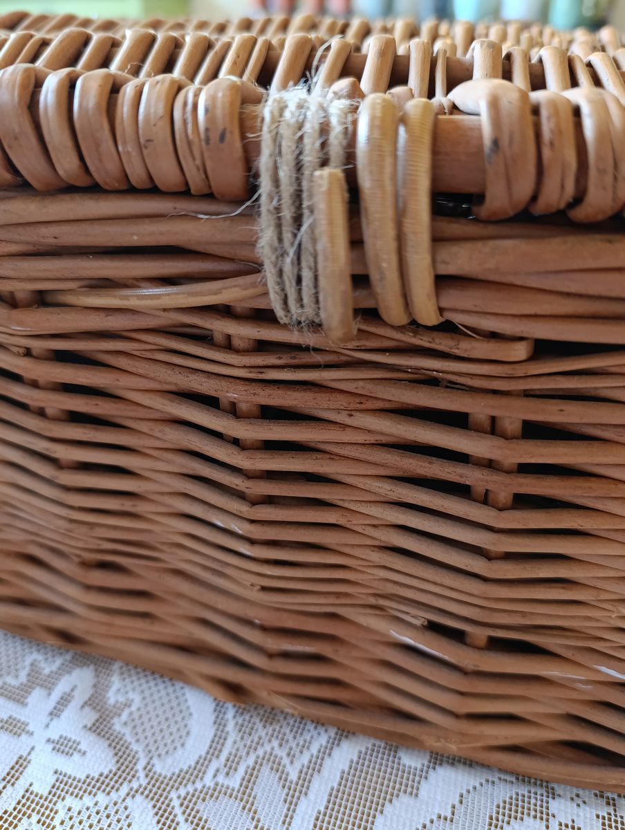Vintage Picknickmand Van Optima England, Uniek & Duurzaam Gerestyled image 12