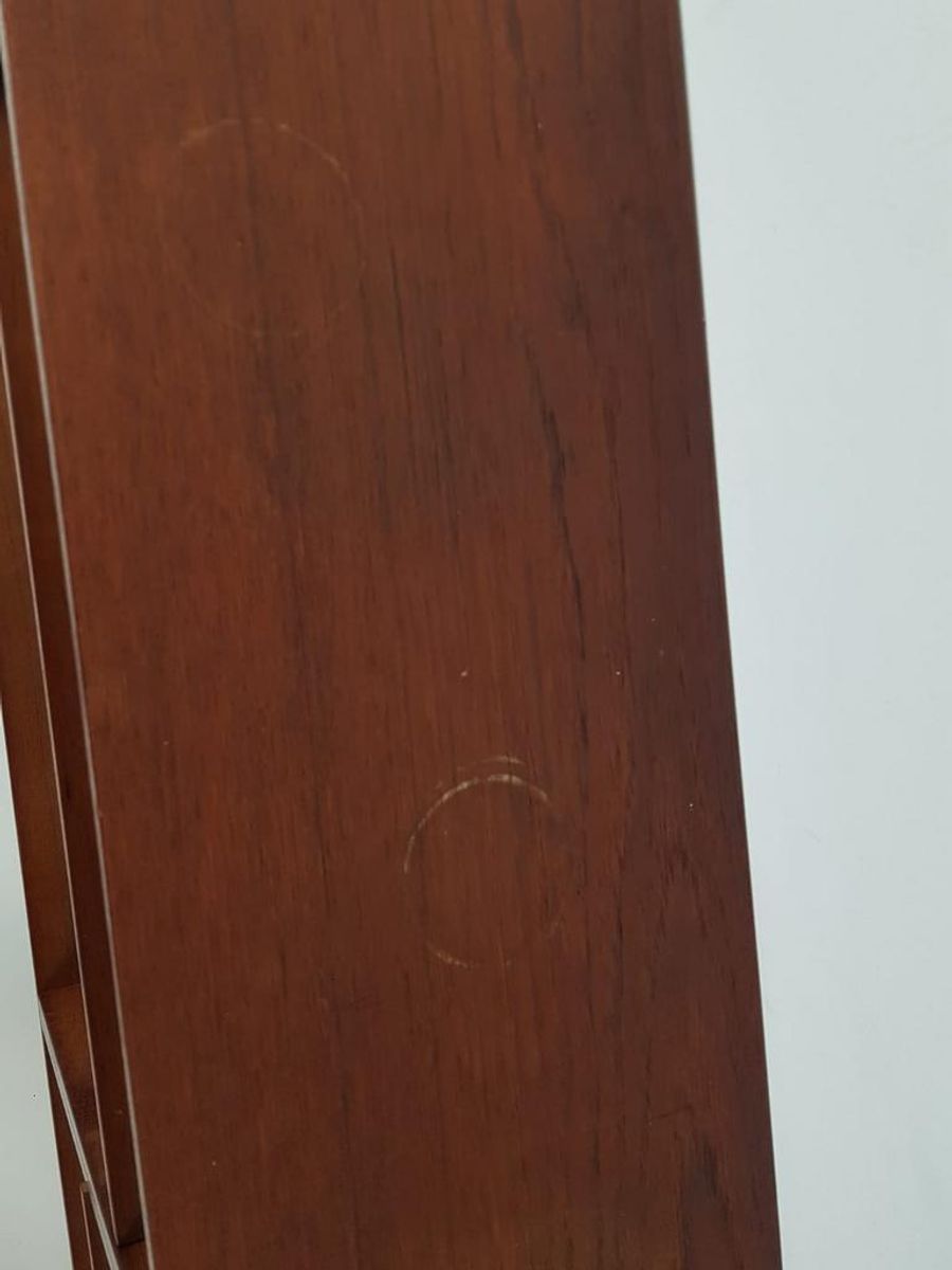 Vintage Deens Vakken Kastje Boeken Teak Hout Fineer image 7