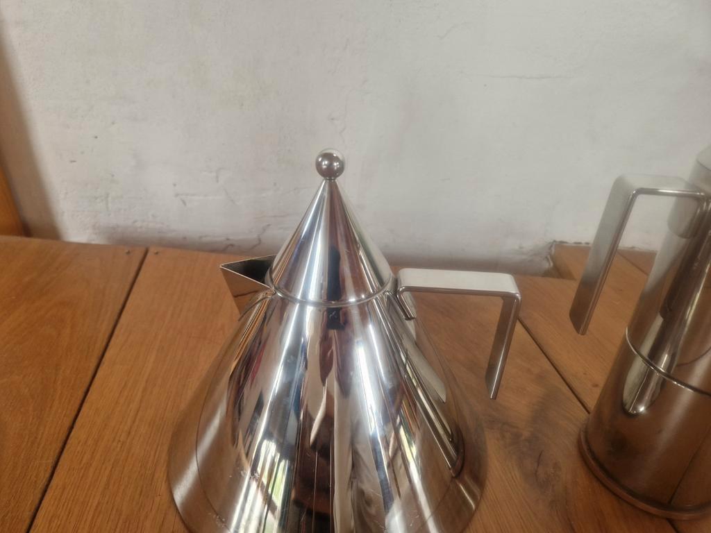 Alessi Conica Perculator & Theepot Memphis Stijl. image 5