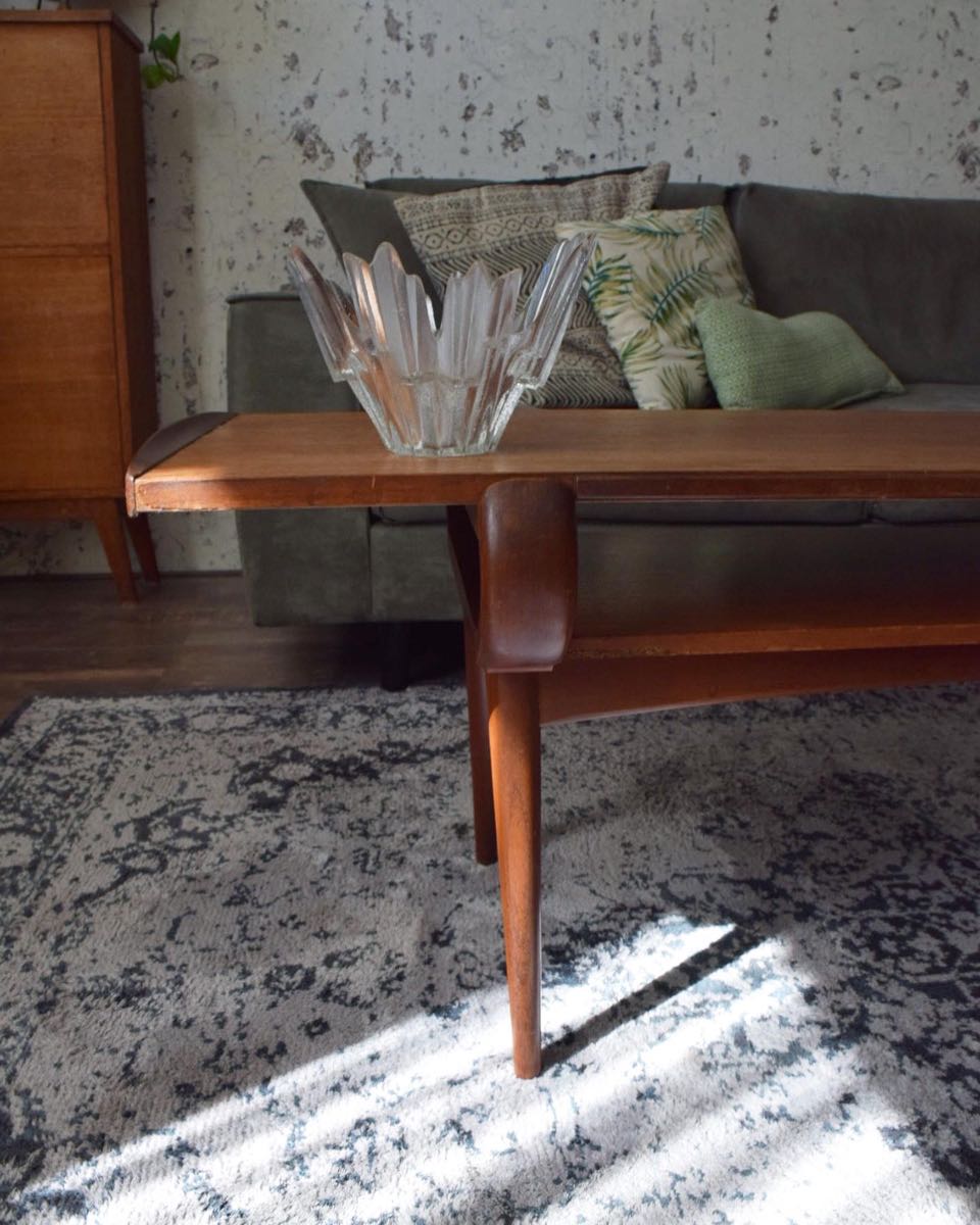 Vintage Deense Salontafel Coffeetable Jaren 60 Teak Tafel | Salontafel