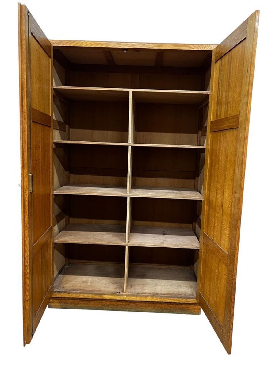 Vintage Xl Hoge Kast / Leggerkast / Archiefkast image 3