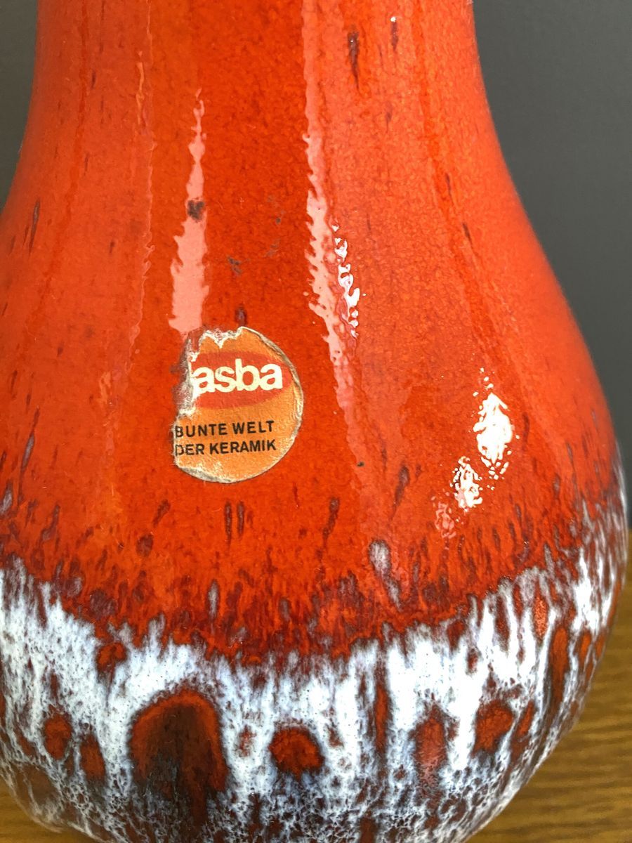 Vase By Jasba Germany 1970s Model 46-1028 image 2