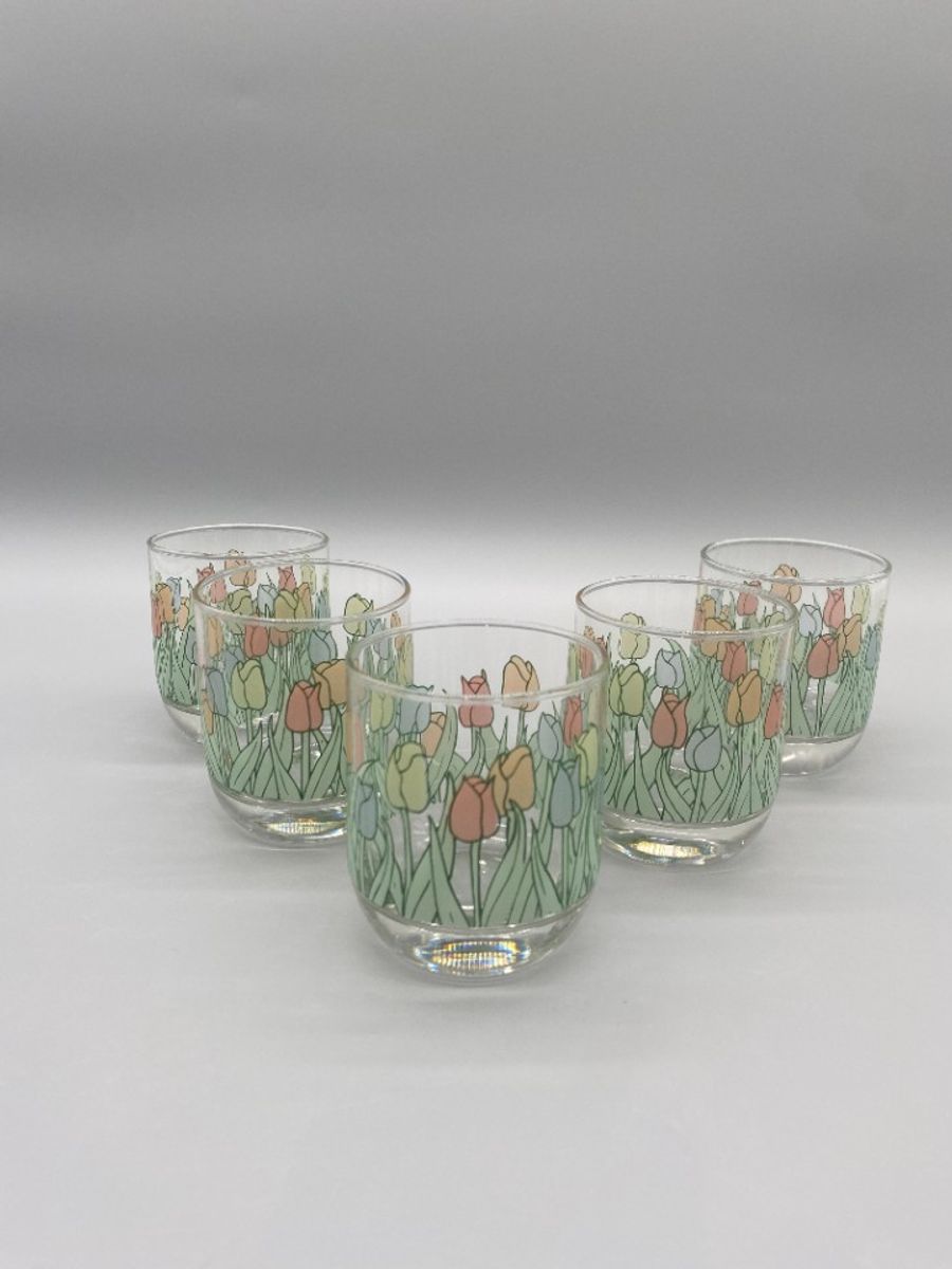 Set Sap Glazen Tulp Pastel 5 Stuks image 7