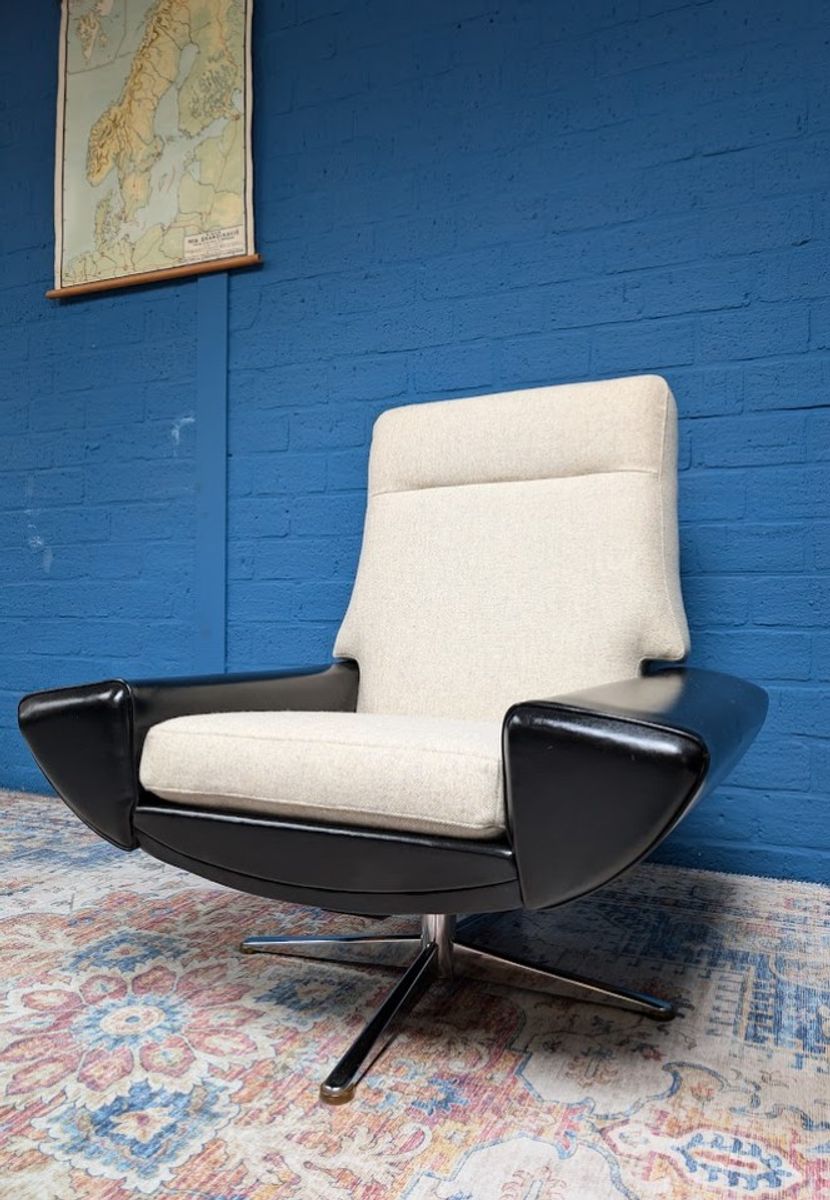 Vintage Space-age Deens Design Fauteuil, Johannes Andersen Jaren '60 image 13