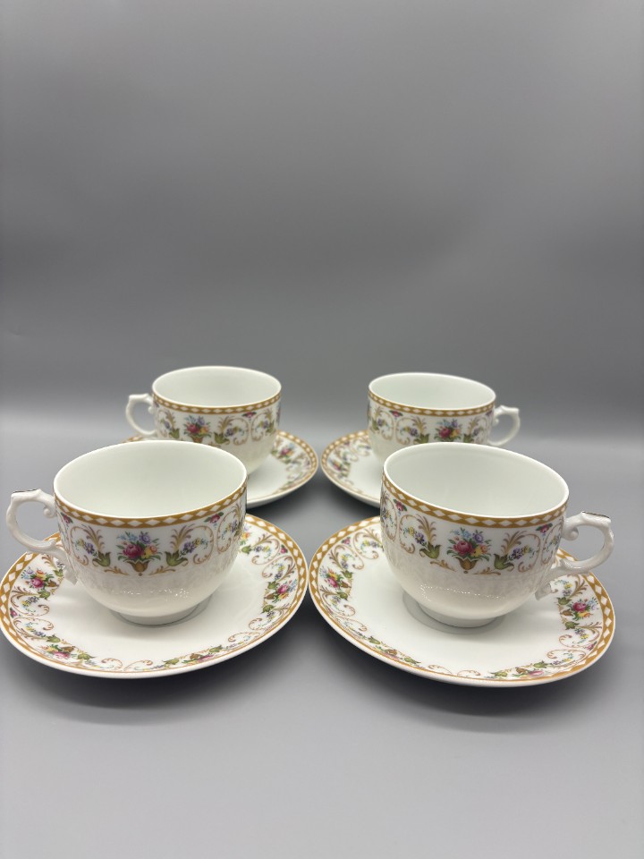 Furstenberg Set Kop En Schotels 8 Delig 50'S image 3
