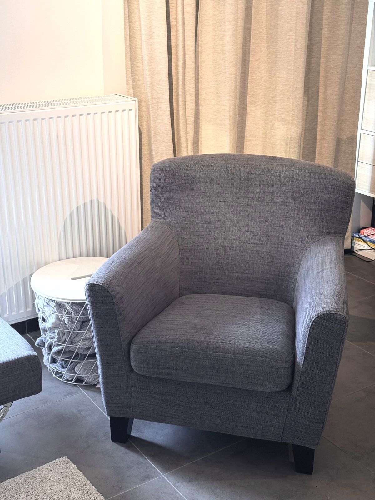 Donkergrijze Fauteuil image 2